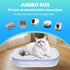 30 Pack 3MIL 37"x18" 3 Jumbo Cat Litter Bags - Extra Thick Leakproof Litter Box Liners, Heavy Duty Drawstring Cat