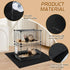 HFYZZ 57" 41.3" 3mm x Felt Ferret Playpen Mat, Thick Absorbent Felt Surface with Non-Slip Backing for Hard Floors
