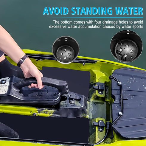 Kayak Cup Holder Bottle Holder: 2 PCS Multi-Functional Non-Slip Design Tool Storage for Boats