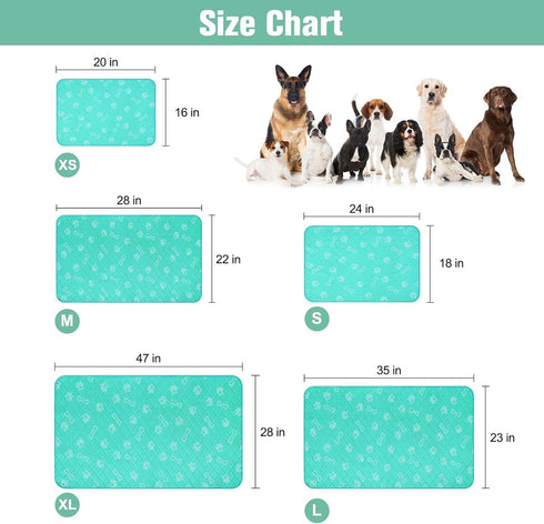BEAUTYZOO Upgraded Dog Self Cooling Mat - Ice Silk Chill Pads for Small Dogs and Cats, 16" x 20"
