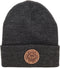 Wolverine Acrylic Knit Cuffed Watch Cap Beanie Circle Leather Logo