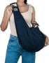 Abrasfba Pet Dog Sling Carrier, Reversible Soft Cat Carrier for Small Dogs, Adjustable Strap, Hands-Free Blue Puppy
