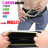 USHAKE Slim Running Belt, Ultra Light Bounce Free Waist Pouch, Fitness Workout Belt for iPhone Samsung