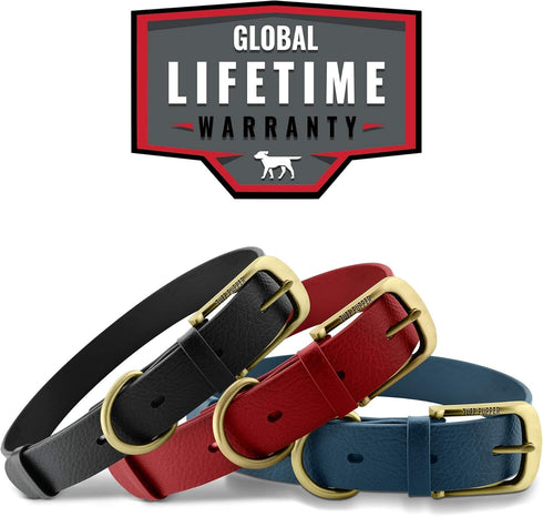 Tuff Pupper Classic Heavy Duty Dog Collar - 10x Stronger Than Leather, 100% Waterproof & Odor Proof with Rust-Proof