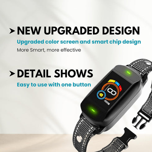 Dog Bark Collar, Rechargeable Smart Anti Barking Training Collar with 5 Adjustable Sensitivity Modes for All Dog Sizes