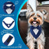 Dog Wedding Bandana, Adjustable Formal Tuxedo Pet Collar with Bow for Small Medium Large Dogs, Birthday Gifts, Medium,
