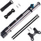 GIYO GM741 High Precision Portable Bike Pump with Gauge, 140 PSI, Universal Valve