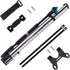 GIYO GM741 High Precision Portable Bike Pump with Gauge, 140 PSI, Universal Valve