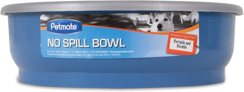Petmate No Spill Bowl, Blue