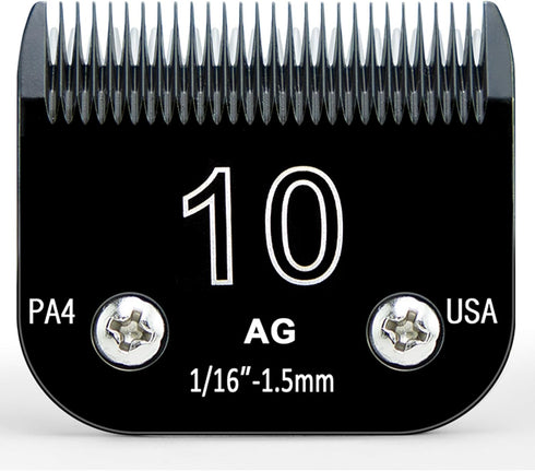Detachable Steel Clipper Blades for Dogs, Size-10, Compatible with Andis Cutting Length 1/16"