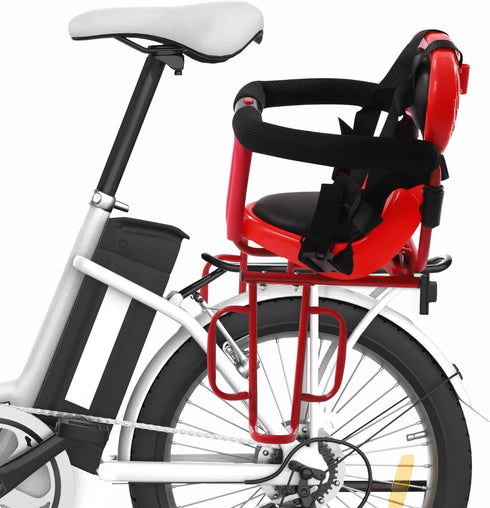 PROYONGOO 6 -6 Toddler Bike Seat for Adult Bike with Footrests, Detachable Bike Carrier for Kids Aged Months Years