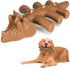 Tough Durable Fun Dinosaur Shaped Dog Chew Toys for Aggressive Chewers, Teething Bones Toys