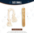 Coffee Wood Dog Chews 7.5" & Natural Rope Toys for Small Dogs, 100% Natural Chews for Teething and Stress Relief