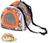KAMEIOU Travel Carrier for Small Animals, Hedgehog, Hamster, Guinea Pig Pouch Bag with Detachable Strap