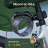 Titanker Bike Lock Cable, 4 Feet Basic Self Coiling Kids Bike Lock with Mounting Bracket (Black-8mm)