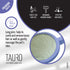TAURO PRO LINE Slicker Brush Round, Premium Brush for Dogs and Cats, Soft Flexible Cushion Design, 1x Grooming Brush