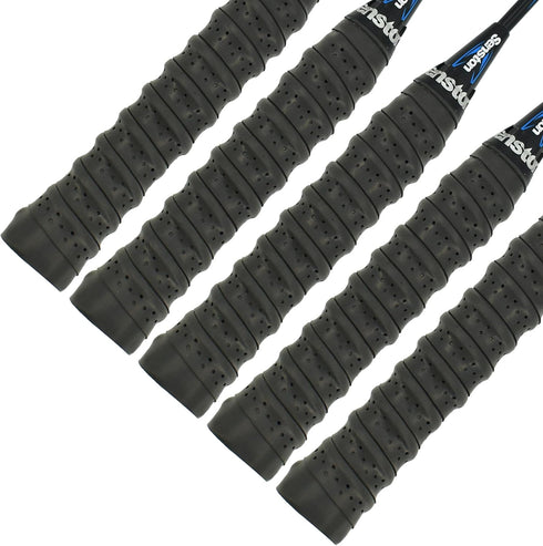 Senston New Rackets Grip, Anti Slip Perforated Super Absorbent Tennis Overgrip for Badminton and Pickleballs