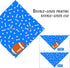 Football Dog Bandana Boy Girl Pets Bibs Scarf Triangle Adjustable Handkerchief,Holiday Bandanas for Medium Large