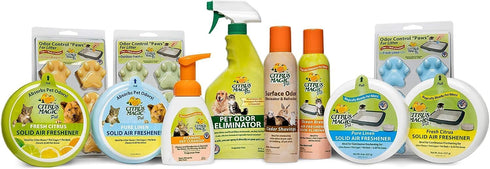 Citrus Magic Pet Odor Absorbing Solid Air Freshener, Fresh Citrus, 8 Oz (Pack of 3)