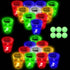 Glow in The Dark Beer Pong Set - Party Games with 22 Light Up Cups (5 Colors) and 6 Glow Balls