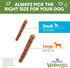 14.81 oz 28 Count Wellness WHIMZEES Veggie Sausage Dog Dental Treat, Chews, Freshens Breath, Small Size, Bag