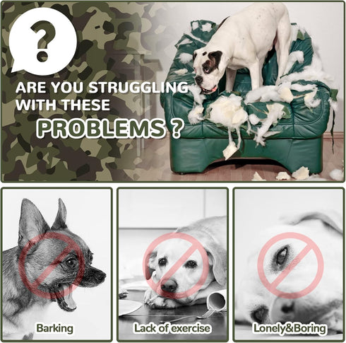 Dog Toys for Aggressive Chewers Large Breed - Rubber German Shepherd Toys - Indestructible Treat Toys