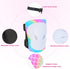 Kids Protective Gear Set, 7 in 1 Knee Pads, Elbow Pads, Wrist Guards for Girls, Skating, Cycling, Ages 3-8