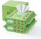 Dog Wipes for Paws and Bum - 400 Bamboo Pet Grooming Wipes - Natural and Gentle, Fragrance-Free