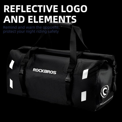ROCKBROS Waterproof Duffel Bag 20-60L for Motorcycle Travel, Boating, Kayaking, Camping, Fishing Outdoor Adventure