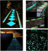 Oubest Glow in The Dark Rocks, Green Glow Pebbles Decor for Garden, Fish Tank, Walkway, Driveway, Plant Pots (100)