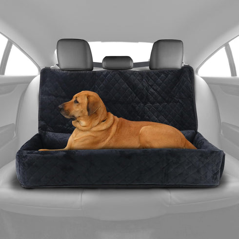 Dog Car Seat for Large Dogs Under 100LBS - Pet Booster Back