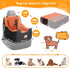 CESOO 40lbs, Dog Car Seat for Small/Medium Dogs Under Dog Booster Car Seats Memory Foam and Velvet, Detachable