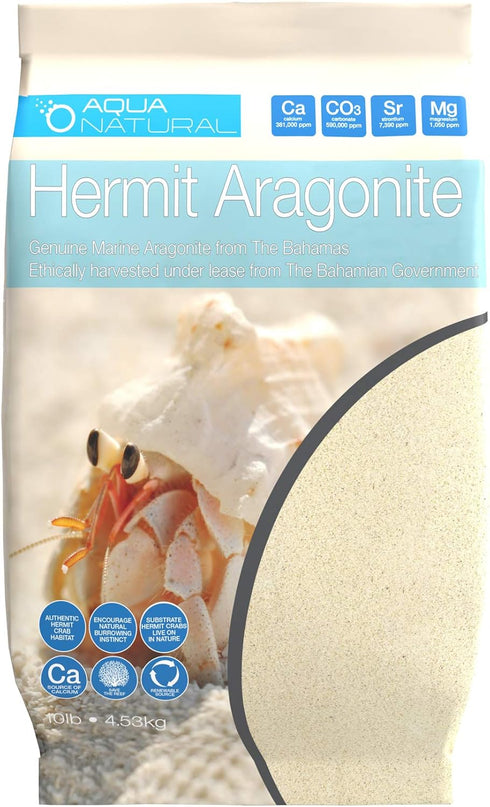 HERMIT CRAB ARAGONITE 10LB Sand for Habitat