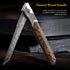 Pocket Knife for Men, Tanto Folding Knife with Sheath, Slim Gentleman's EDC Knives for Outdoor