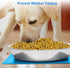 Shallow Dog Food Bowls, Non-Slip Food Grade Stainless Steel for Large Dogs - 8 Cups / 2 Quart (2 Pcs)