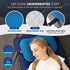 Hikenture Camping Pillow with Removable Cover - Ultralight Inflatable Pillow for Neck Lumbar Support, Washable Travel