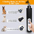 HAFBBXC 6 2-Speed Trimmer Dog Nail Grinder with LED Lights, One-Touch Reverse, Professional, Super Quiet and Low