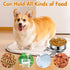 2 Pack Hanging Metal Dog Bowls, No Spill Stainless Steel Dish for Small & Medium Dogs (6.3 * 2.6” & 5.5 * 2.4”)