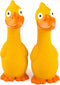 CHIWAVA 2 Pack 7.9 Inch Squeak Latex Dog Toy, Yellow Duck Interactive Play for Small and Medium Dogs