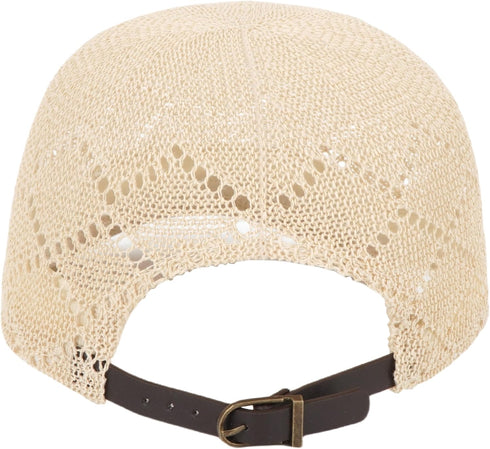 Stylish Summer Beach Cap Women Men Straw Baseball Cap Woven Visor Sunhat Casual Travel Cap