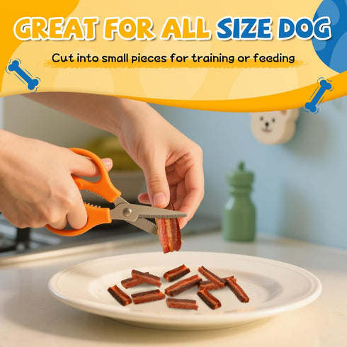 gazeupon Soft Dog Jerky Treats for Large Dogs, Triple Flavored Meat Strips, Healthy Training Snacks Made with Real