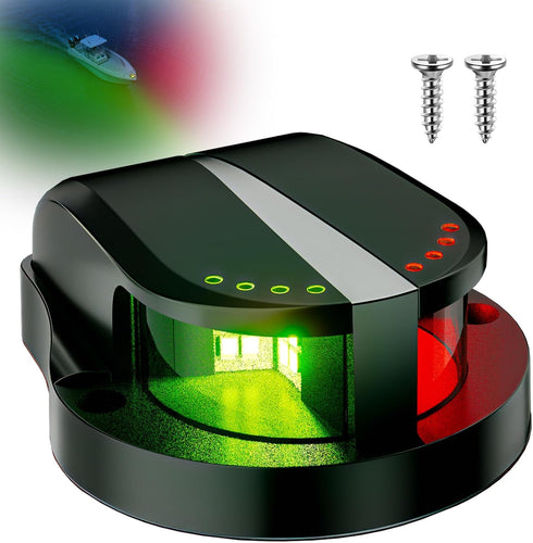 Boat Navigation Lights Red and Green, Bow Lights for Boats LED IP67