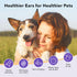 HICC PET Ear Finger Wipes for Dogs & Cats - Gently Remove Ear Wax, 50 Count
