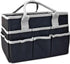 10 600D Dog Grooming Organizer Bag with Pockets, Oxford Portable Tote for Pet Supplies Storage, Travel Grooming Kit