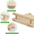 Natural Wood Bird Perches for Cage, Platform Swing, Nail Trimming Paw Grinding Stick for Parakeet Cockatiels Parrot