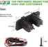 10L0L 3.0 12V Golf Cart Cigarette Lighter Outlet & Quick Charge DC Input Waterproof USB Charger Power Socket Adapter