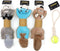 Pet Companion Squeaky Plush Toy - Comforting Dog & Cat Plush Toys