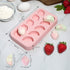 Stackable Silicone Dog Treat Molds - Non-Toxic BPA-Free, One Hand Accessibility for Homemade Frozen and Baked Treats
