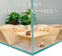 TYZEMKO 3-in-1 Hermit Crab Cave Hideout, Underground Tunnel & Climbing Toys, Reptile Tank Accessories Habitat Decor