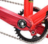 Rosojodg 1Pc M19 Crankset Crankset Black Crank Arm Screws Fixing Bolt, Aluminum Alloy Threads Arm Bolt, Crank Fixing